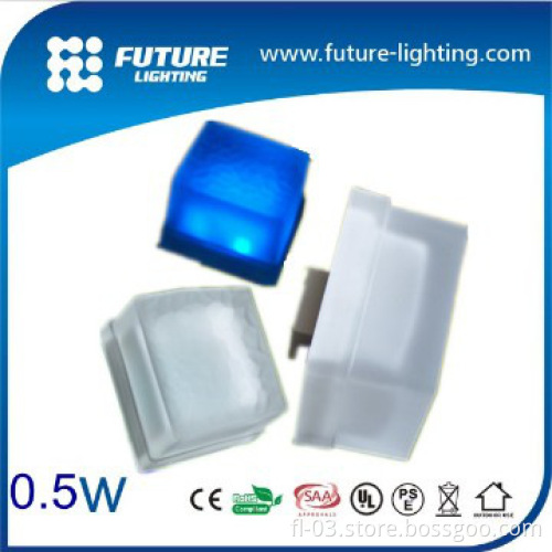 outdoor waterproof IP68 12V / 24V In-ground RGB LED floor Tile Light